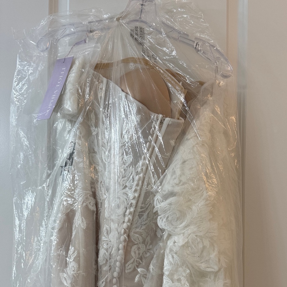 NWT Size 16 Sophia Tolli Wedding Dress Y3160 - Picture 13 of 16